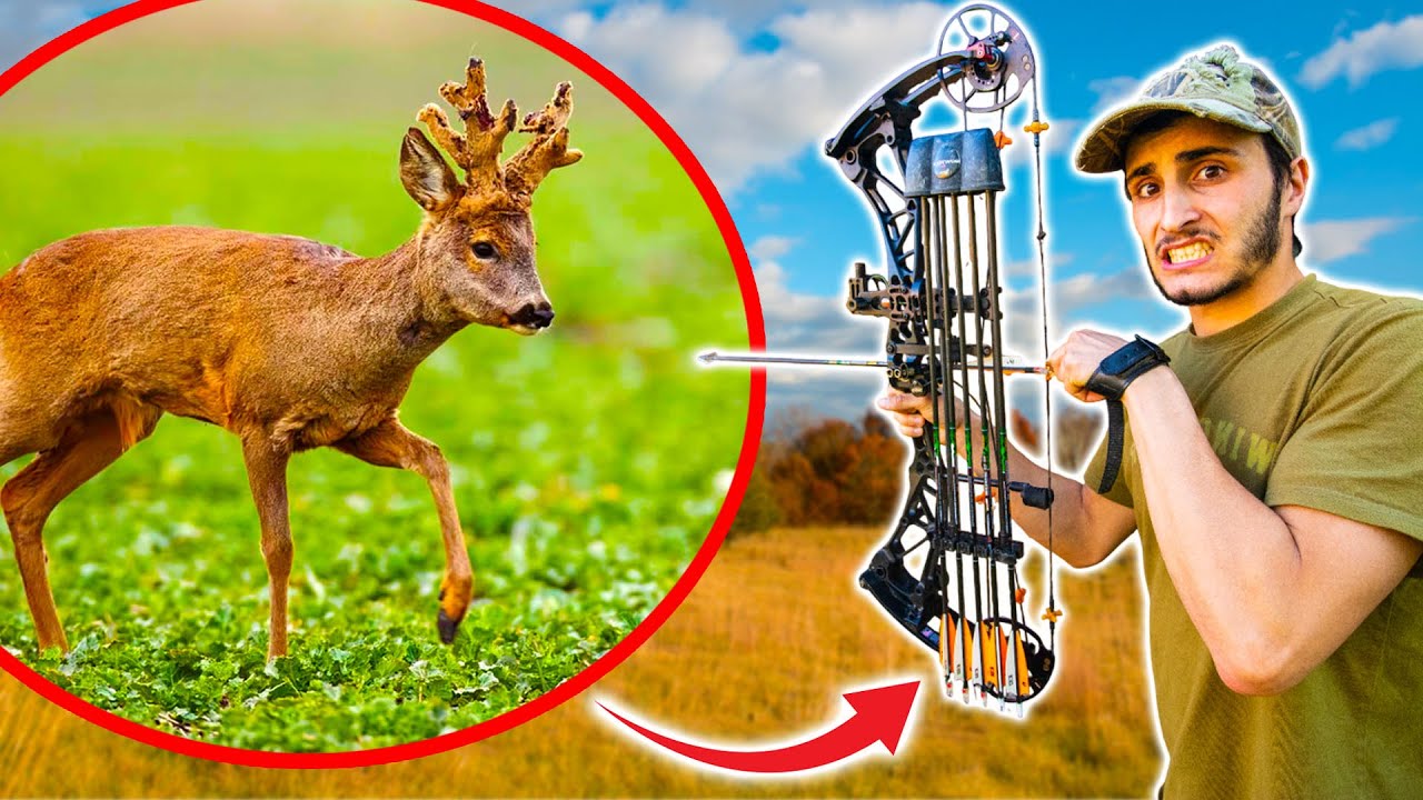 Je Chasse le Chevreuil avec un Arc et des Fl&egrave;ches ! [Chasser-Cuisiner-Manger]