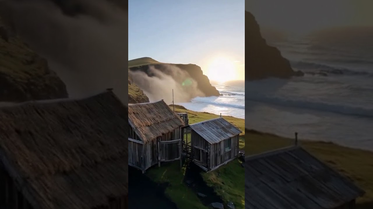 Earth's Most Isolated Inhabited Volcanic Island – Cinematic Awe