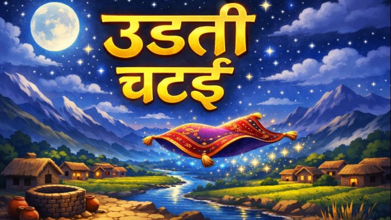 उडती चटई की जादुई कहानी | Magical Flying Carpet Story in Hindi | Giggle Wiggle Kids Moral Story