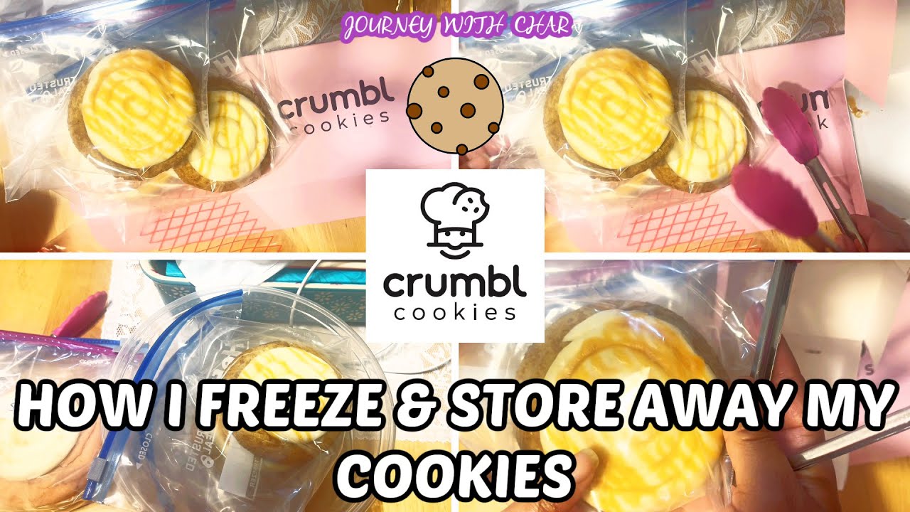 🍪CRUMBL COOKIES! HOW I FREEZE & STORE MY CRUMBL COOKIES AWAY SO I CAN ENJOY THEM LATER!