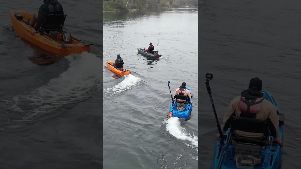 Время работы электрокаяка. Какой замечательный день на воде!