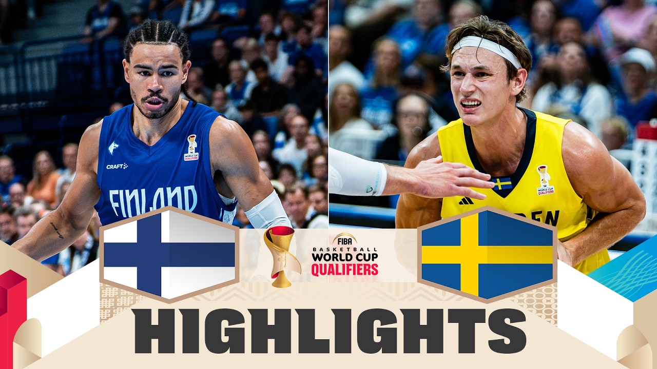 Finland 🇫🇮 v Sweden 🇸🇪 | Highlights | FIBA Basketball World Cup 2027 European Qualifiers