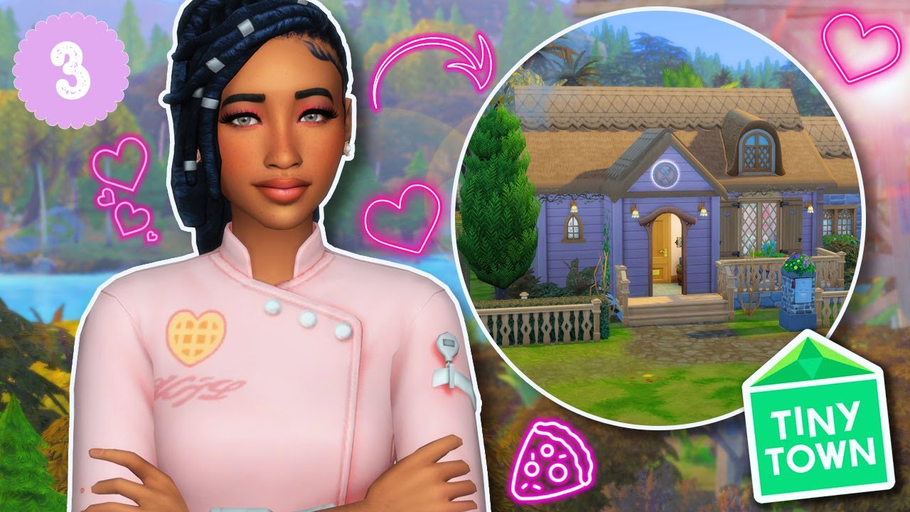 &iexcl;TERMINAMOS LA PRIMERA MINI CASA! &iquest;NUEVO HABITANTE? 🏠 TINY TOWN CHALLENGE (3)  // LOS SIMS 4