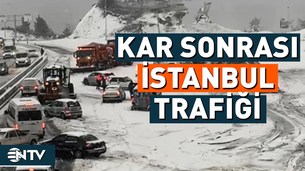 İstanbul'da Kar Yağışı Sonrası Sürücülerin Yaşadığı Zor Anlar | NTV