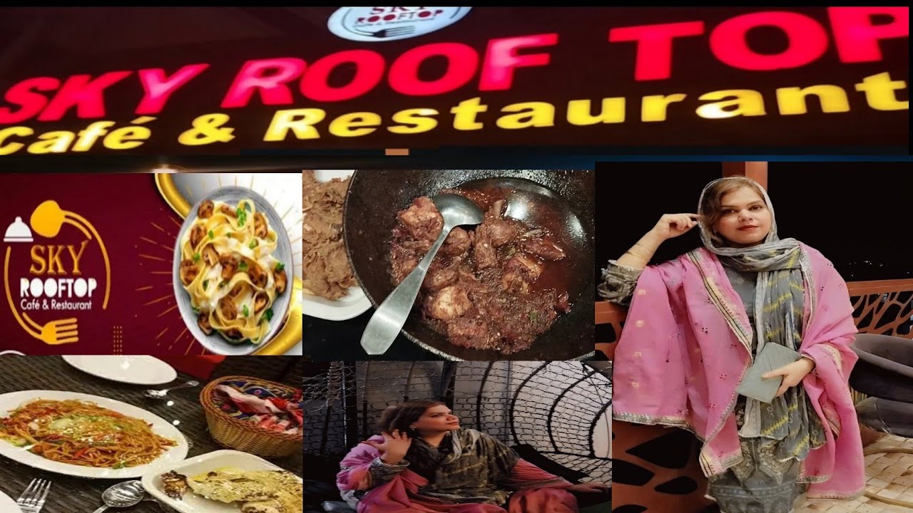 sky Roof top cafe & restaurant | sky Roof top dinner & full enjoyment | by Nazia zia