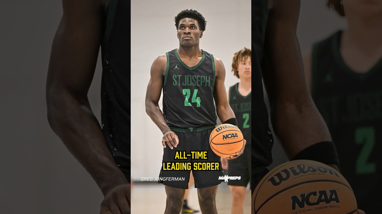 He shattered the California record for scoring & isn&rsquo;t done yet 😤 🏀 #shorts