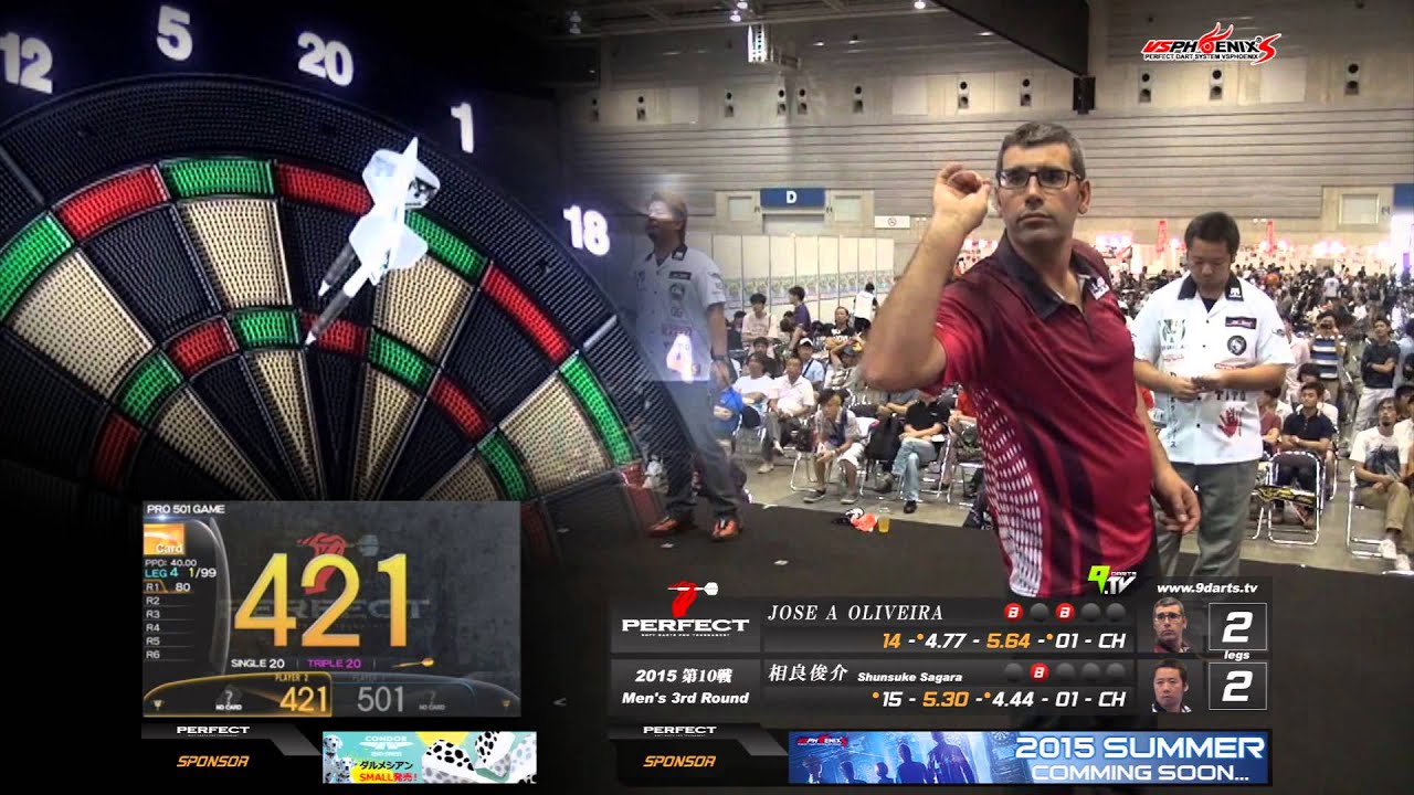 【PERFECT2015 第10戦 男子3回戦】JOSE A OLIVEIRA v 相良俊介