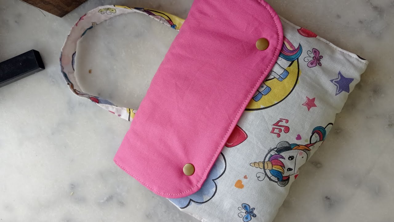 Pochette à barrettes et chouchous ,couture facile 🪡✂️🧵