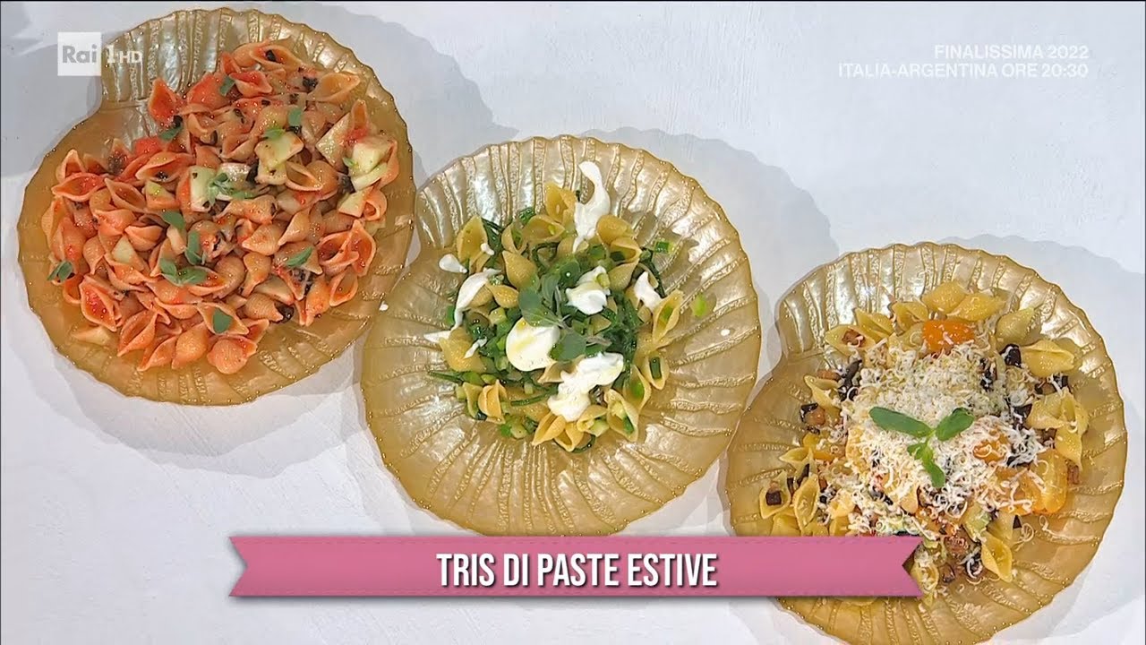 Tris di paste estive - È sempre mezzogiorno 01/06/2022