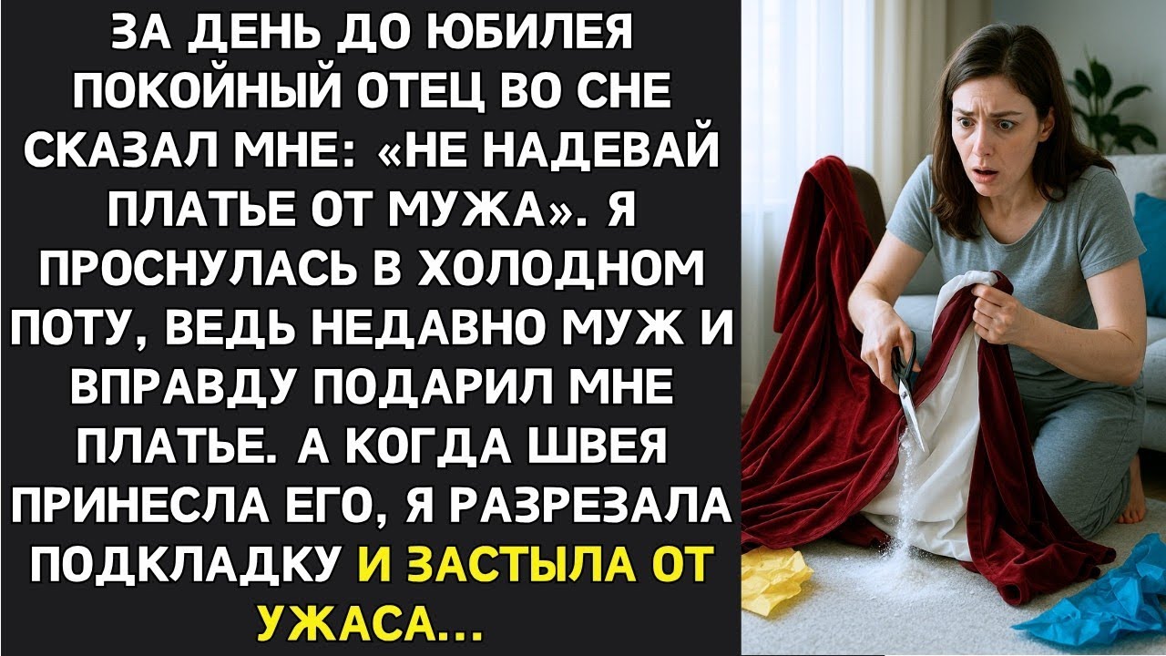 Покойный отец пришёл ко мне во сне и сказал «Не надевай платье от мужа». А утром я поняла — почему…