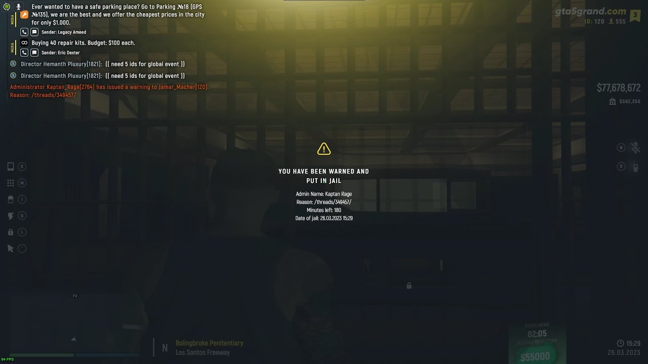 On the run | Grand RP