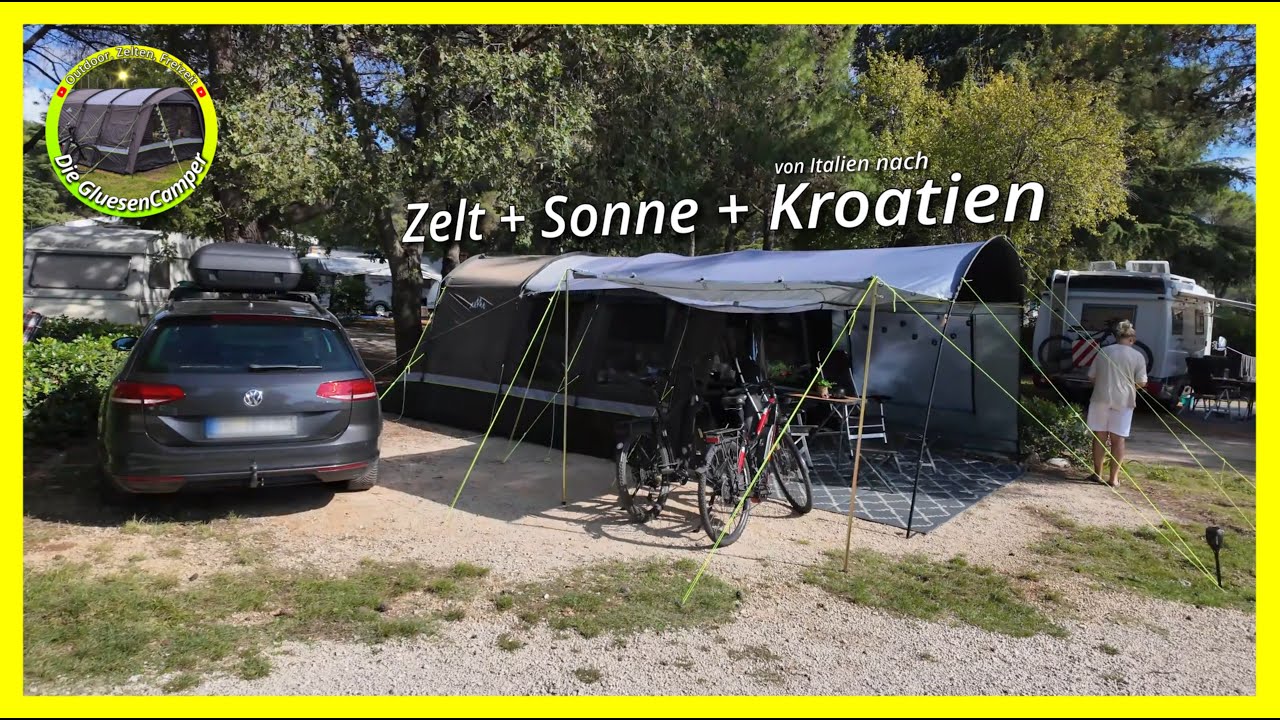 Mit Zelt nach Kroatien, wir treffen Die AllgäuCamper #zelt #zelten #camping #outdoors #kroatien