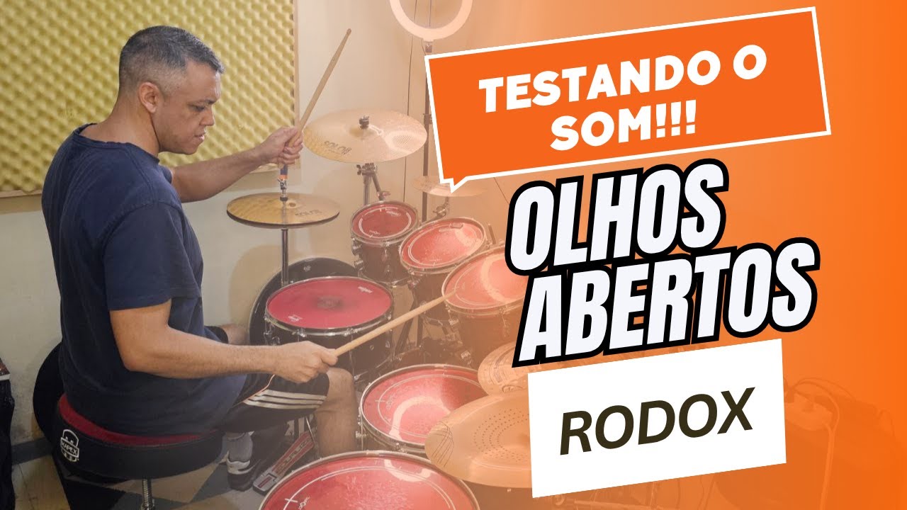 Rodox – Olhos Abertos | Drum Cover de Teste (Versão Final Será Regravada!)
