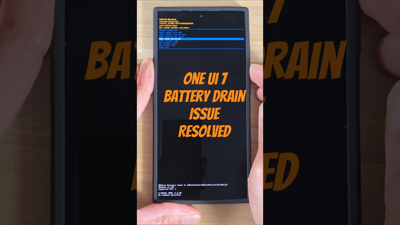 Samsung One UI 7 Battery Drain Issue Resolved 🔋