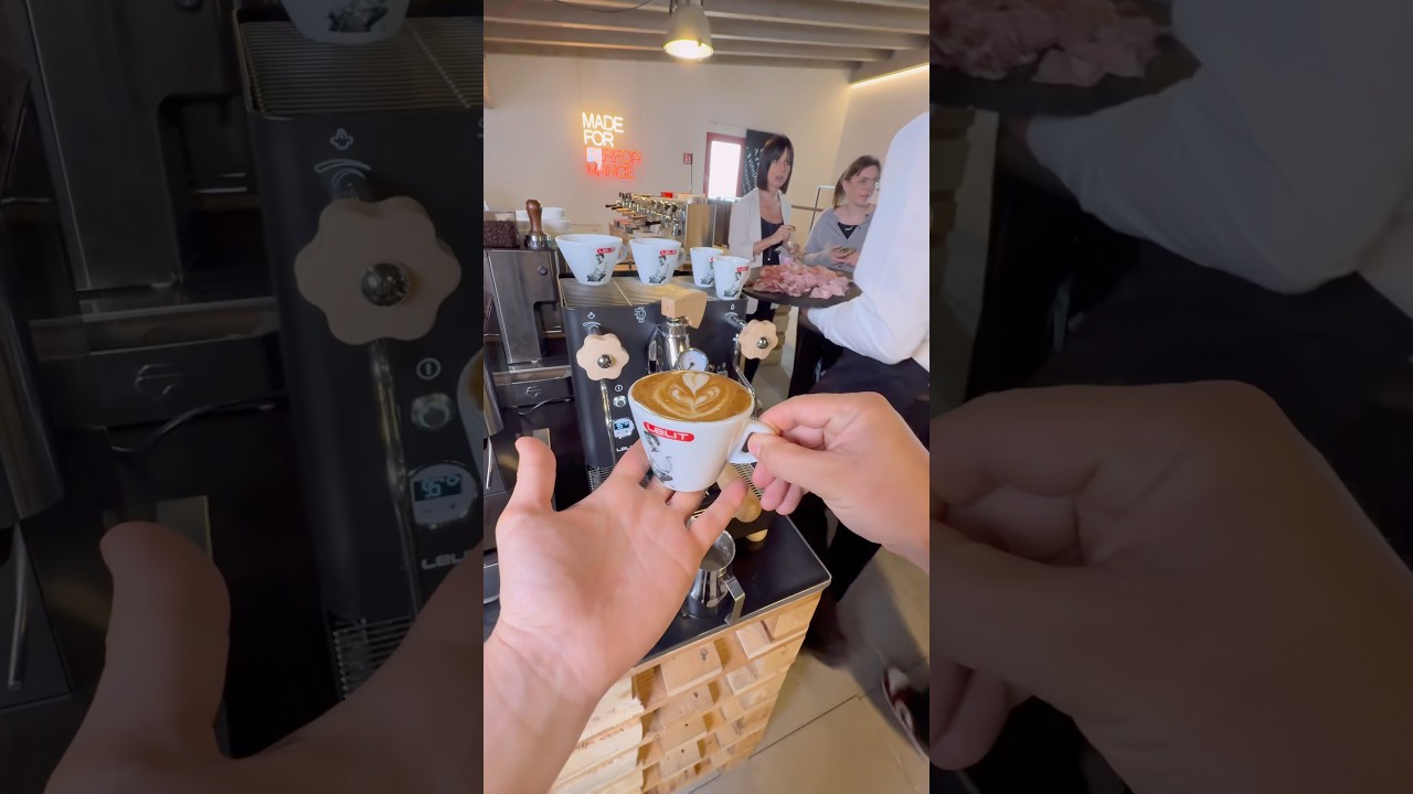 POV- Making a coffee in Lelit HQ ☕️