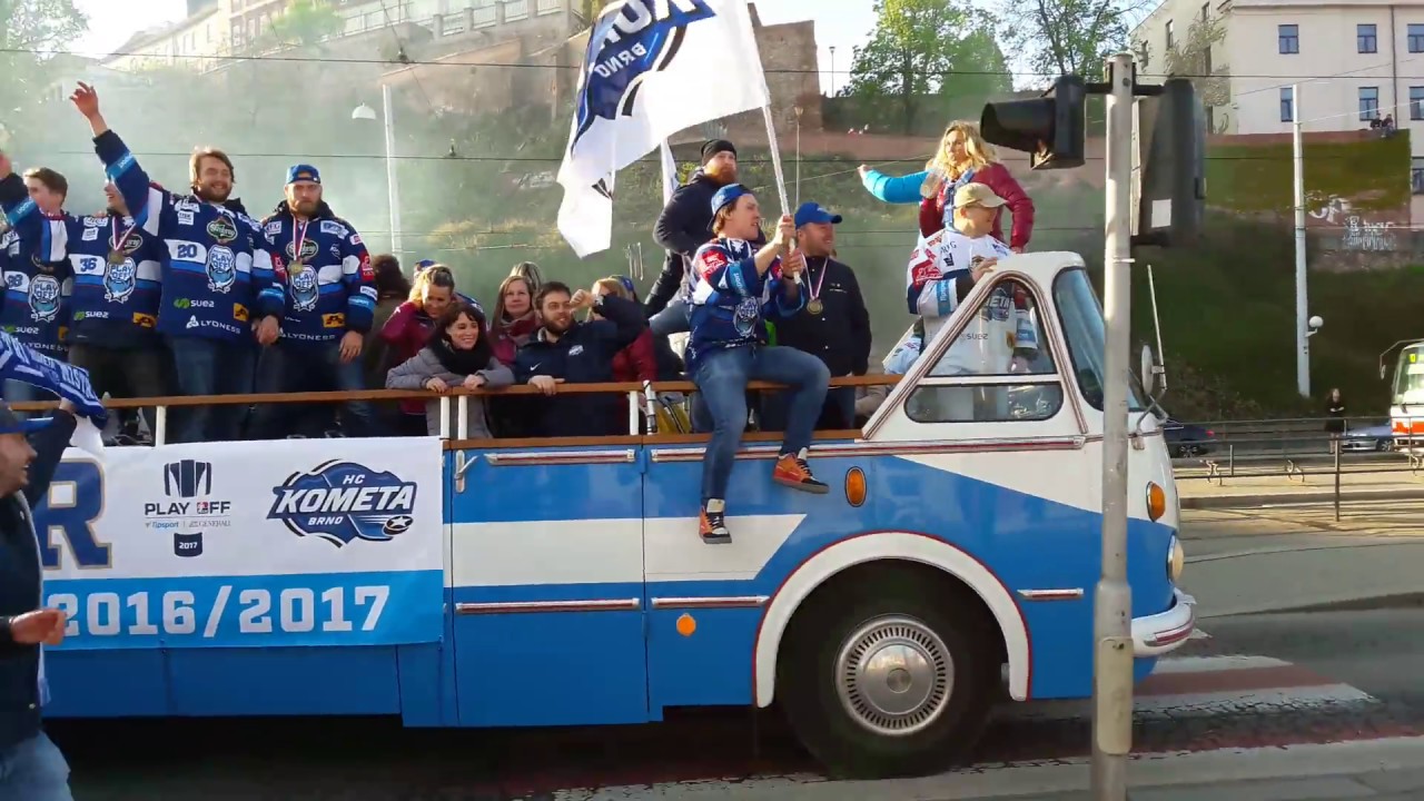 KOMETA BRNO - ODJEZD MISTRŮ ZE ZELŇÁKU 2017!