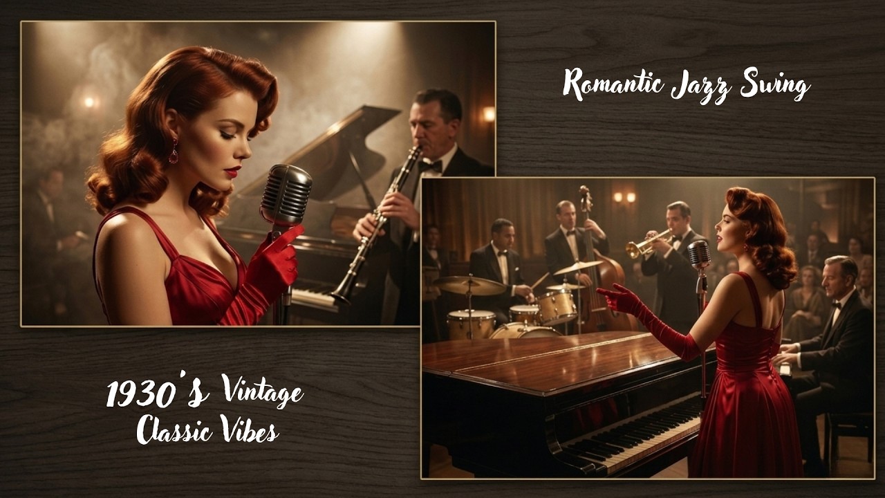 Romantic Jazz Swing - 1930's Vintage Classic Vibes I 🎷 1940년대 레트로 재즈 – 마음을 녹이는 클래식 재즈 플레이리스트