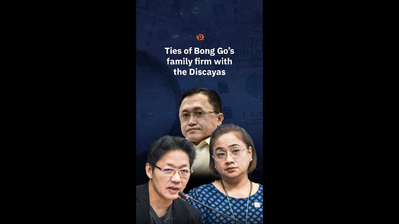 Ties of Bong Go's family firm with the Discayas