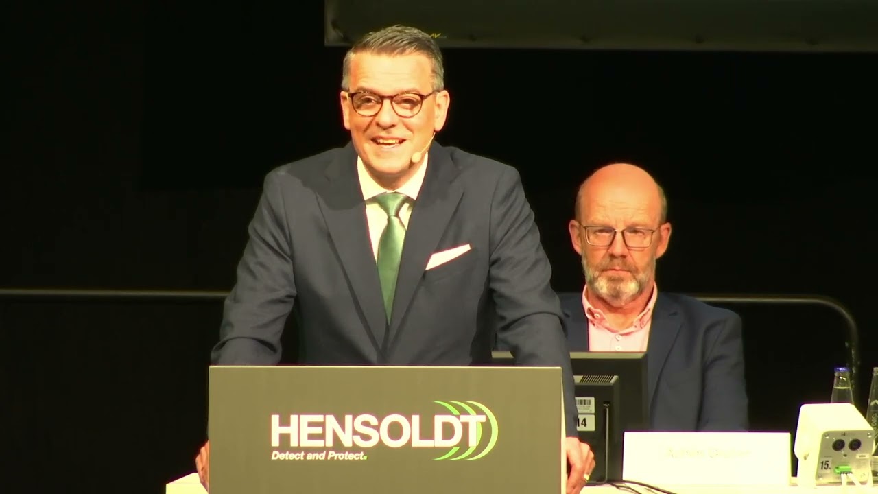 Rede von CEO Oliver D&ouml;rre bei der HENSOLDT Hauptversammlung 2024