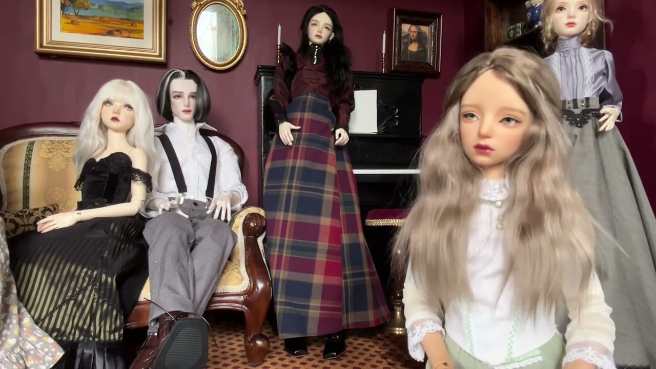 BJD character crew  MaskcatDoll, impldoll - meet my dolls!