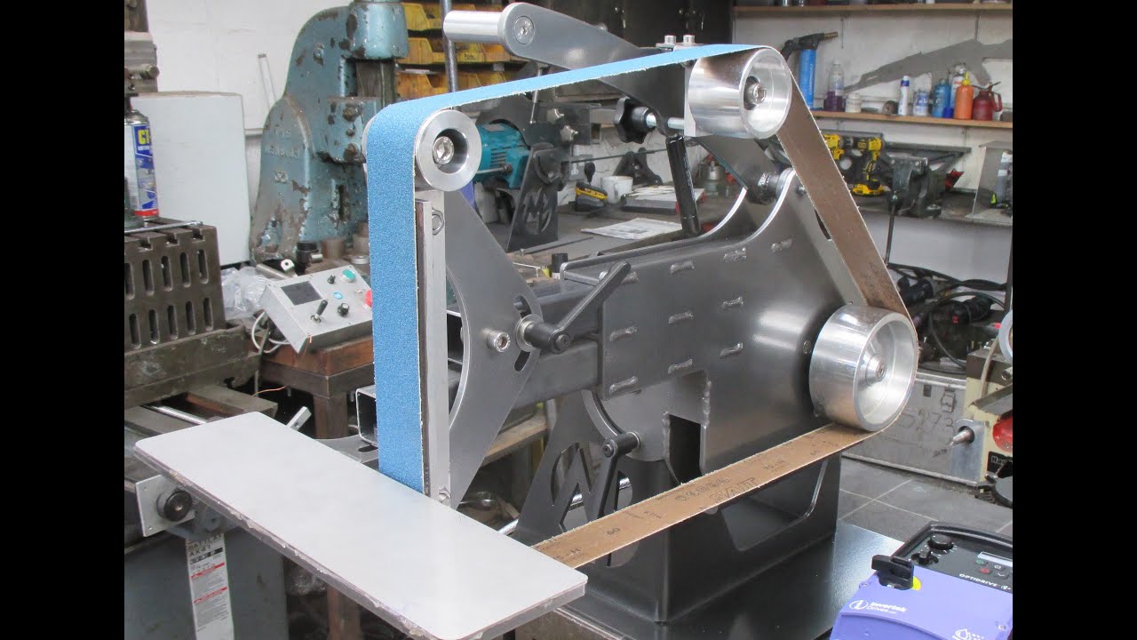 Updated Lancaster 2by72 belt grinder