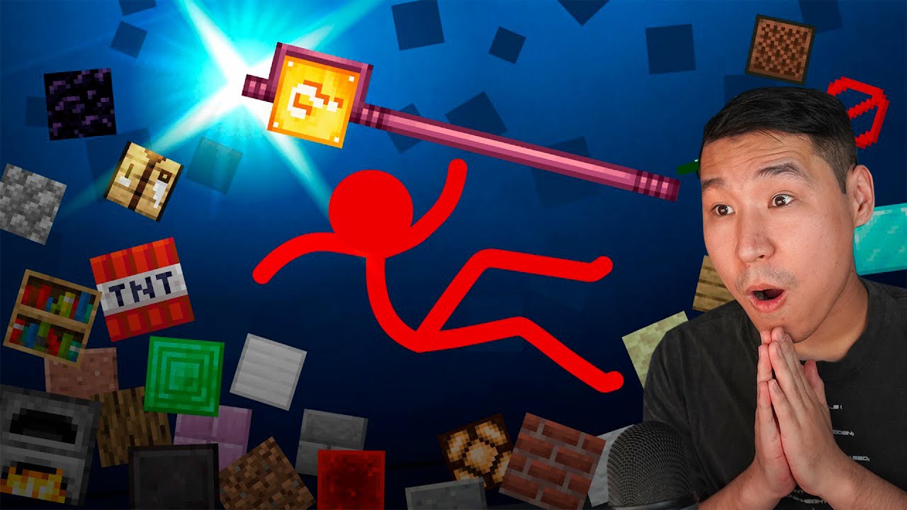 Стикмандар Майнкрафтта - 33 бөлім (Lucky Block Staff - Animation vs. Minecraft Shorts Ep 33) Реакция