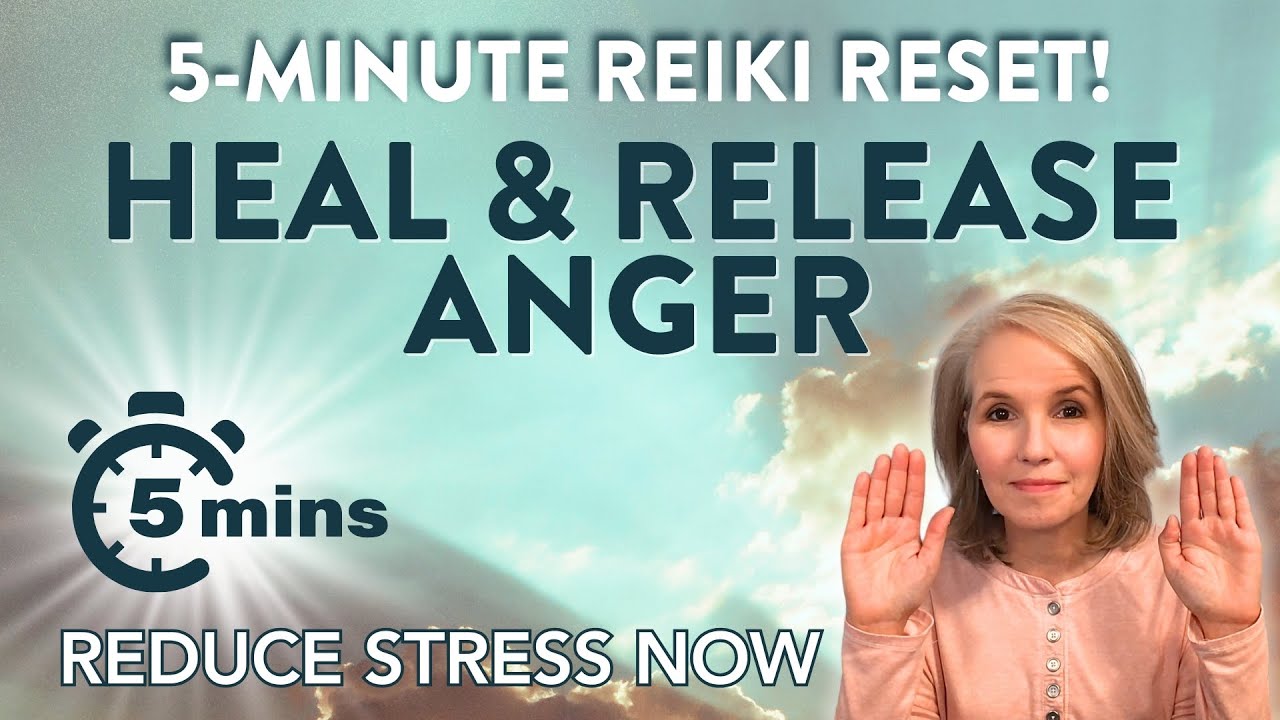 Heal and Release Anger 😡 5 Minute Reiki Reset! 😇
