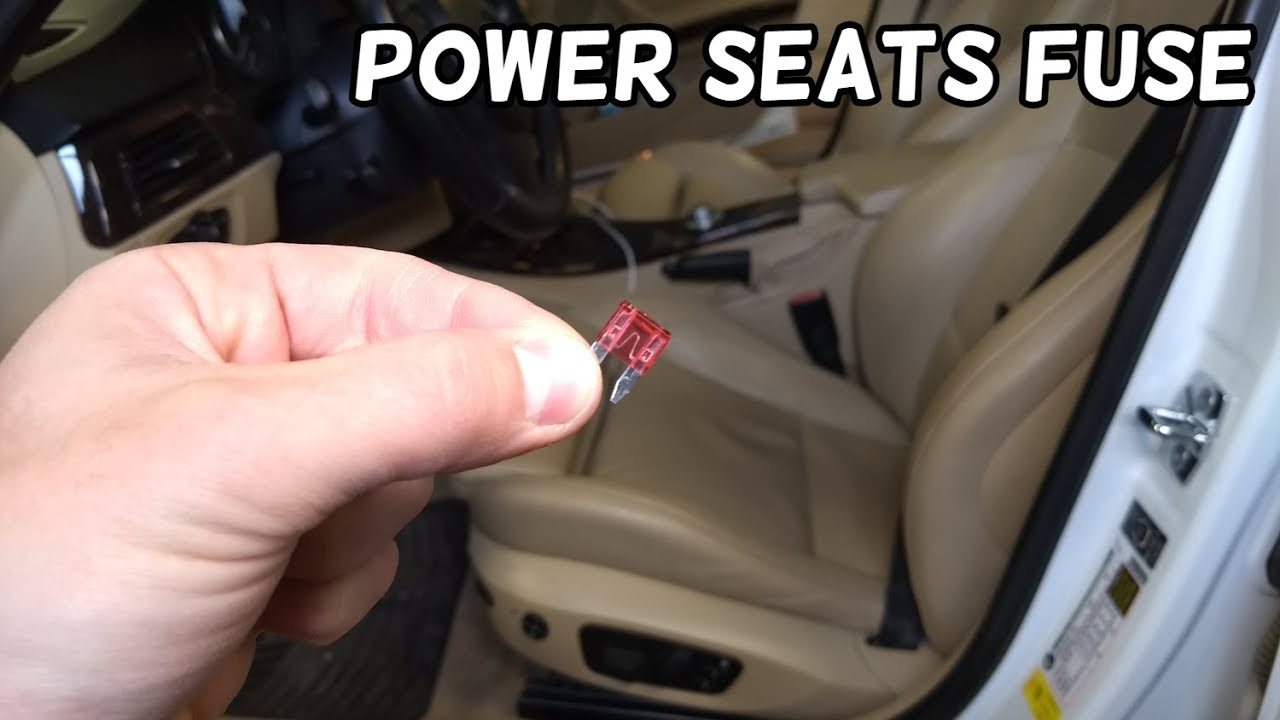 POWER SEAT FUSE LOCATION BMW E90 E91 E92 E93