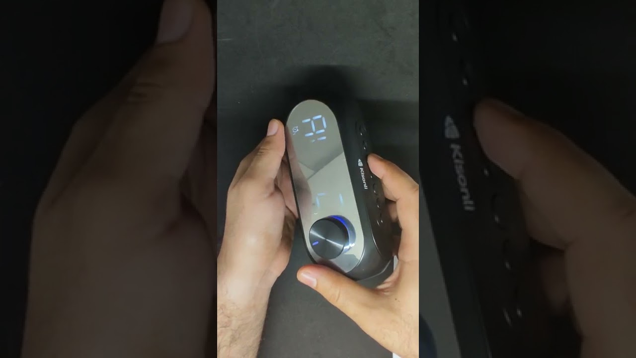 اقوي صب بلوتوث صوت نقي جدا و ساعه ديجيتال و منبه ٢ توقيت و حجات تانيه  Kisonli music speaker