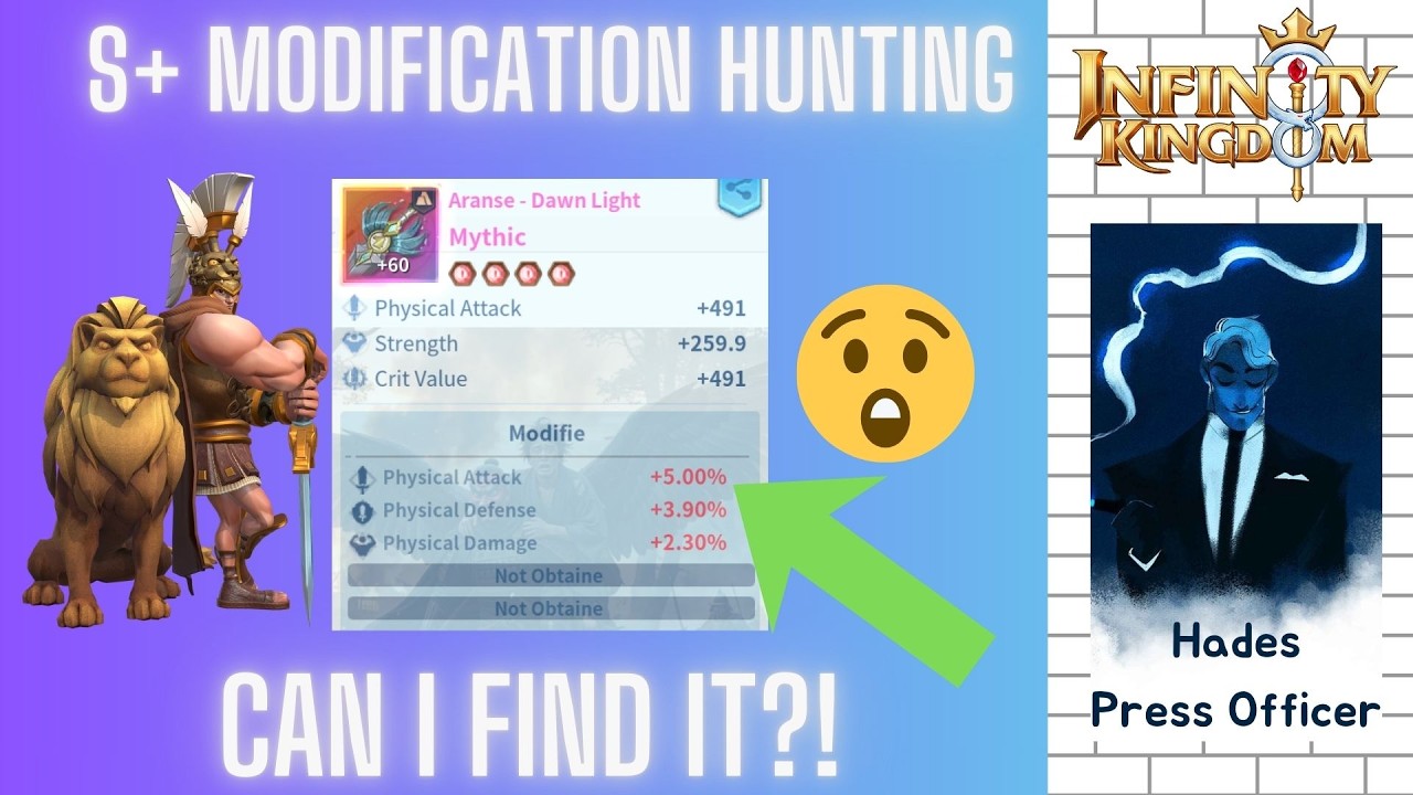 (Hades Hunt) Can We Find The Perfect Modification? - Infinity Kingdom