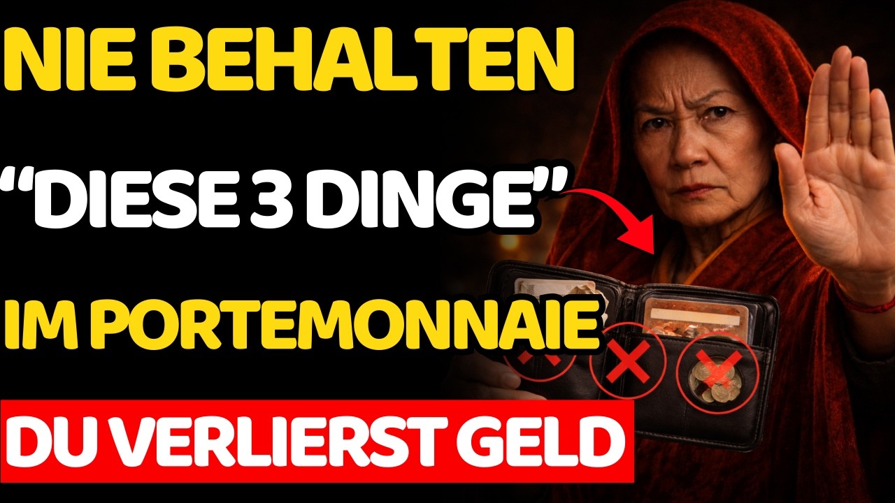 Warum Millionäre diese 3 Dinge NIEMALS im Portemonnaie behalten (Du verlierst täglich Geld)