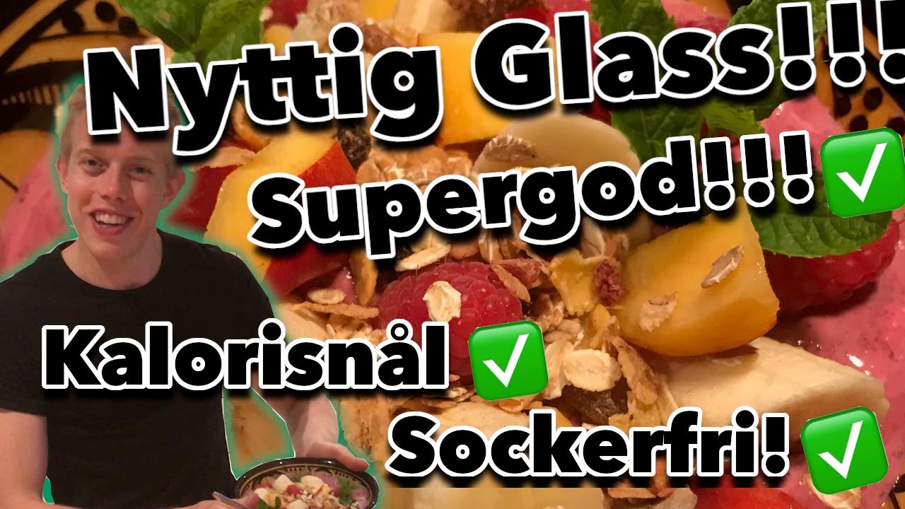 Nyttig Glass! hur man g&ouml;r en fantastisk kalorisn&aring;l glass p&aring; mindre &auml;n 2 minuter!
