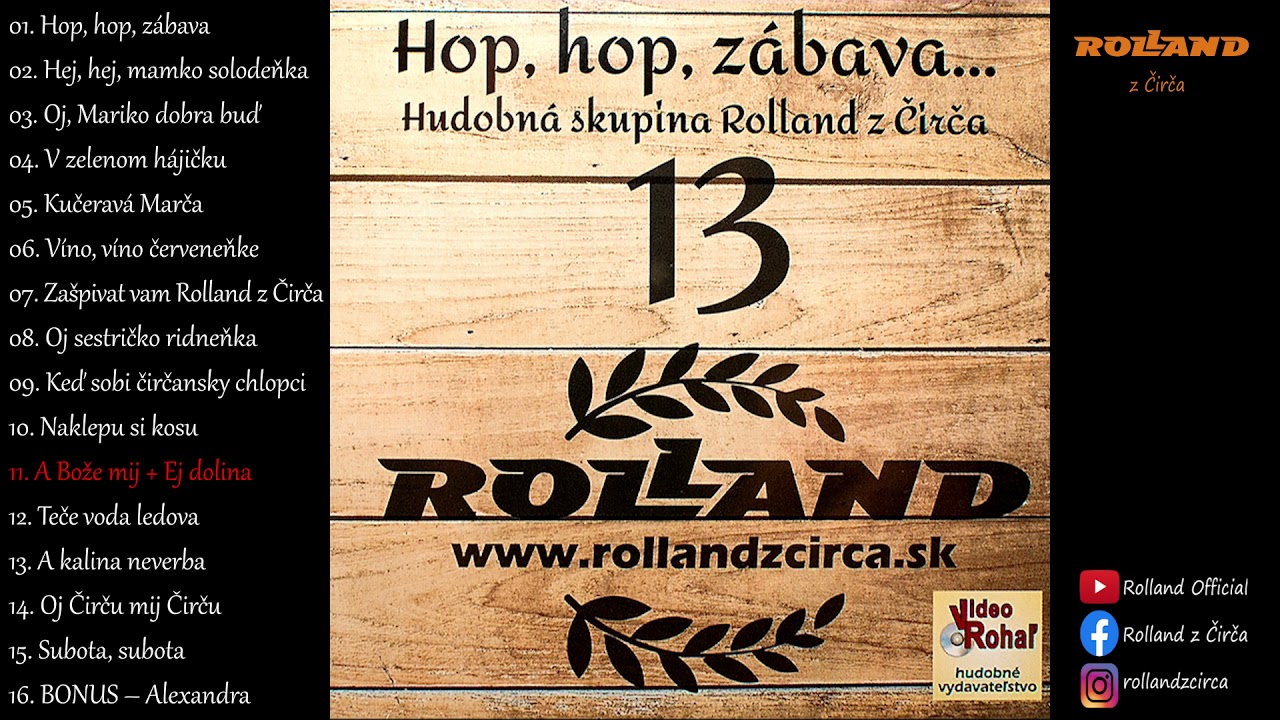 Rolland z Čirča CD13 11 A Bože mij – Ej dolina