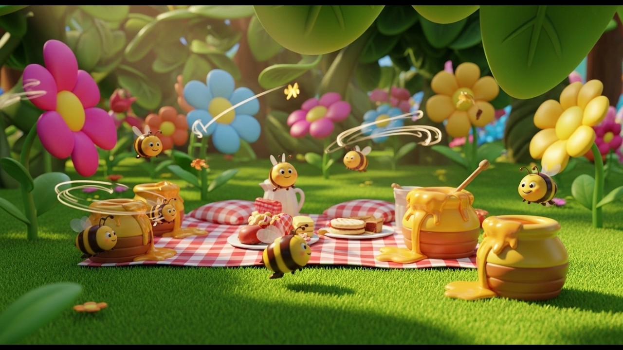 Garden Gnomes Grooving Among Flowers | Fun Kids Song | Preschool Sing Along