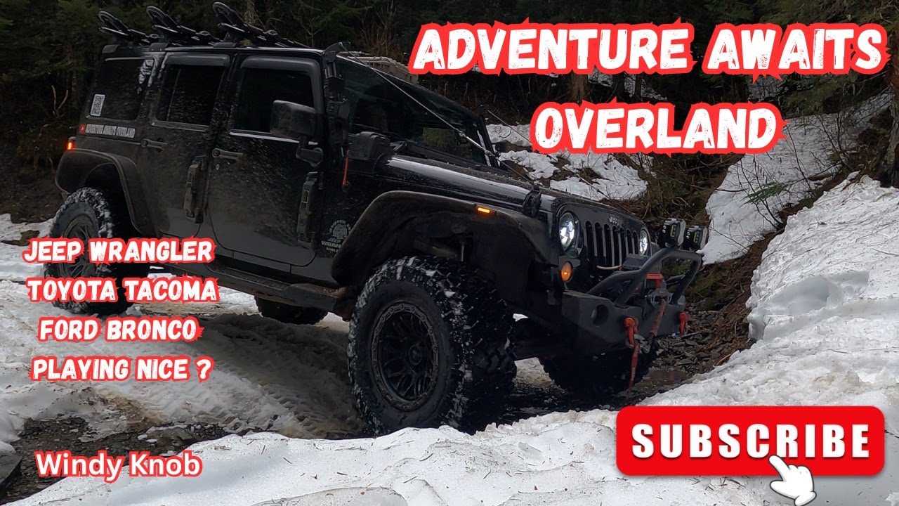 Jeep vs Bronco vs Tacoma on Windy Knob 😮 | Chilliwack BC Off-Road