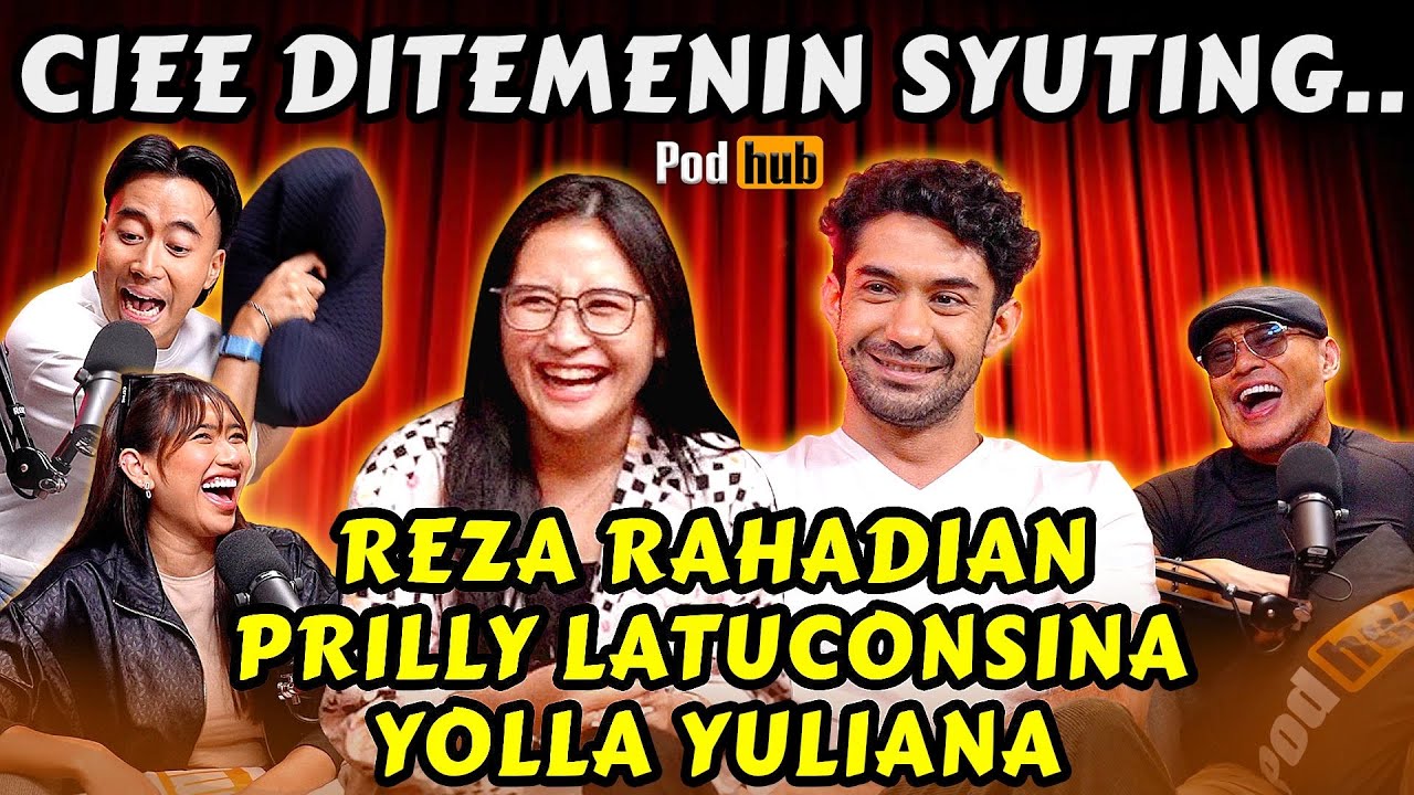 PERHATIKAN DETIK2 REZA RAHADIAN KRAM PERUT DI PODHUB‼️🤣 PRILLY, YOLLA - Vidi Aldiano - podhub