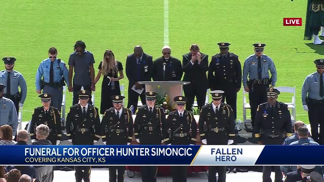 Hear the emotional final call for fallen KCKPD Officer Hunter Simoncic