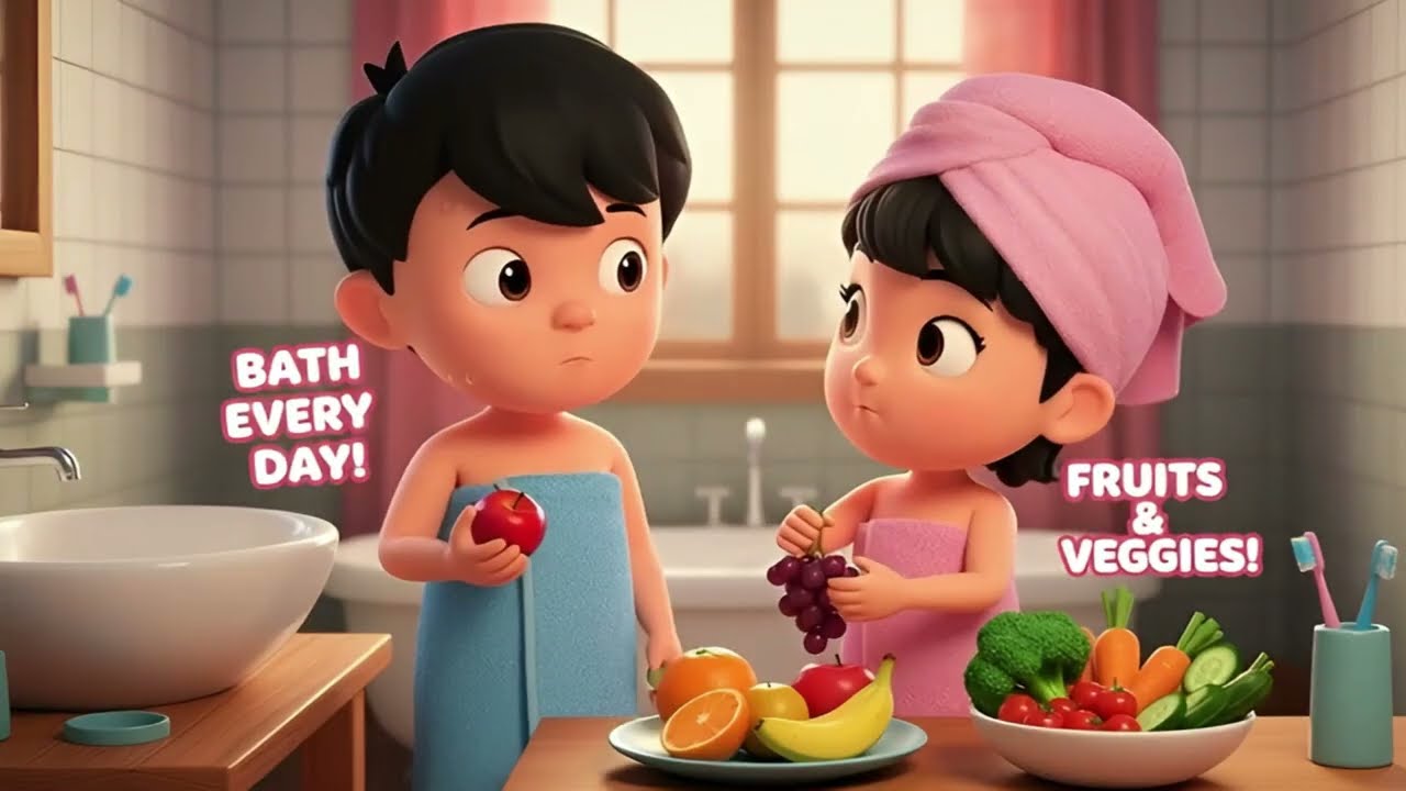 अहा टमाटर - Aaha Tamatar Bade Mazedar | Hindi Nursery Rhymes And Kids Song | @RiyaRhymes