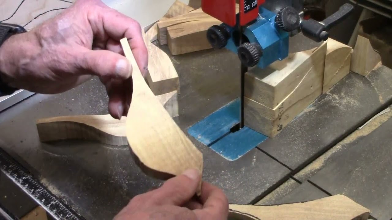 Bandsawing Carving blanks for Comfort Birds