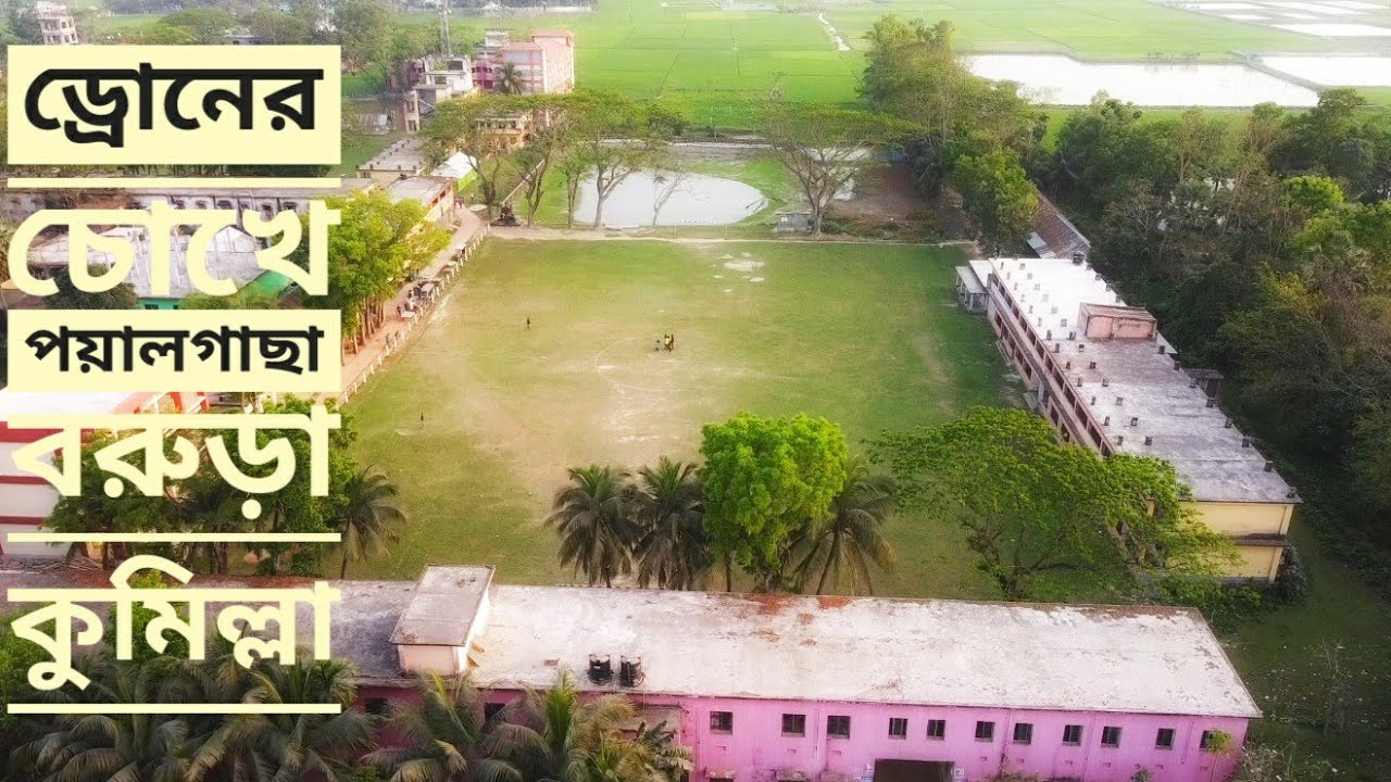 Beautiful Village Of Bangladesh | Poyalgacha Bazar, Barura, Cumilla | DJI Mavic Mini 2 Footage