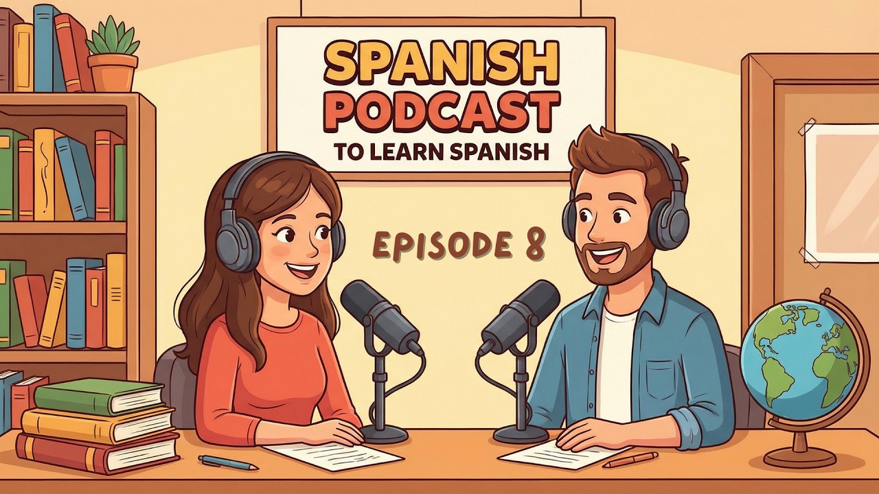 Learn Spanish quickly with podcast | Spanish learning Conversation | Mistakes  | Episode 8