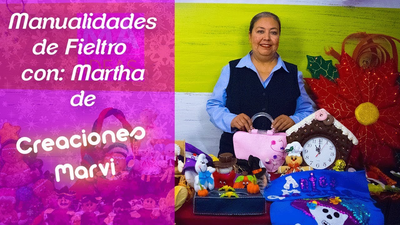 Manualidades en Fieltro con Creaciones Marvi