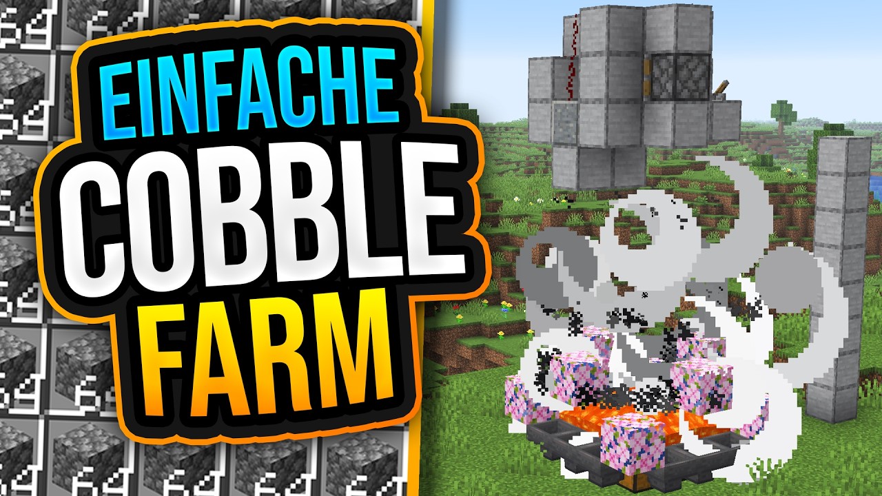 COBBLESTONE FARM (TUTORIAL) ✨Minecraft 1.21.10