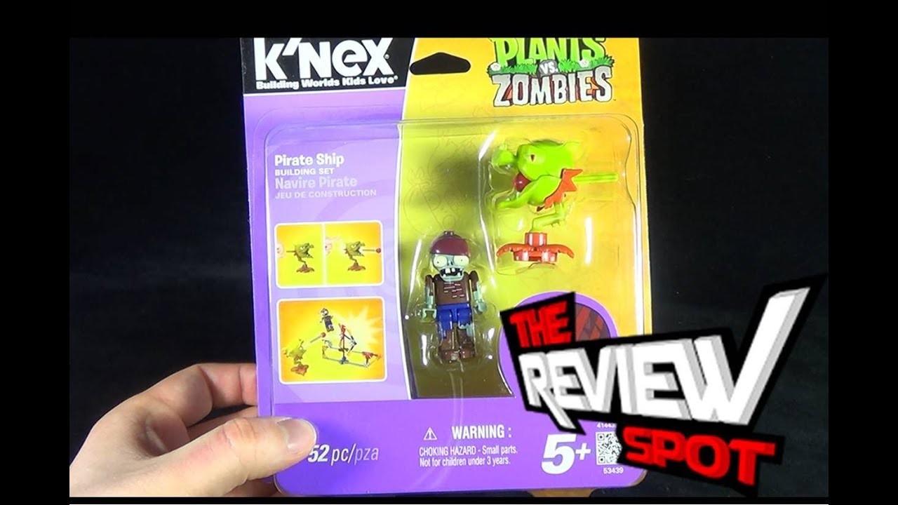 Collectible Spot - K'nex Plants Vs Zombies Pirate Ship Building Set
