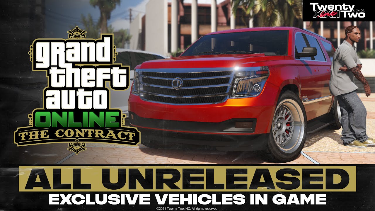 GTAO: The Contract - Exclusive All Unreleased Vehicles in Game