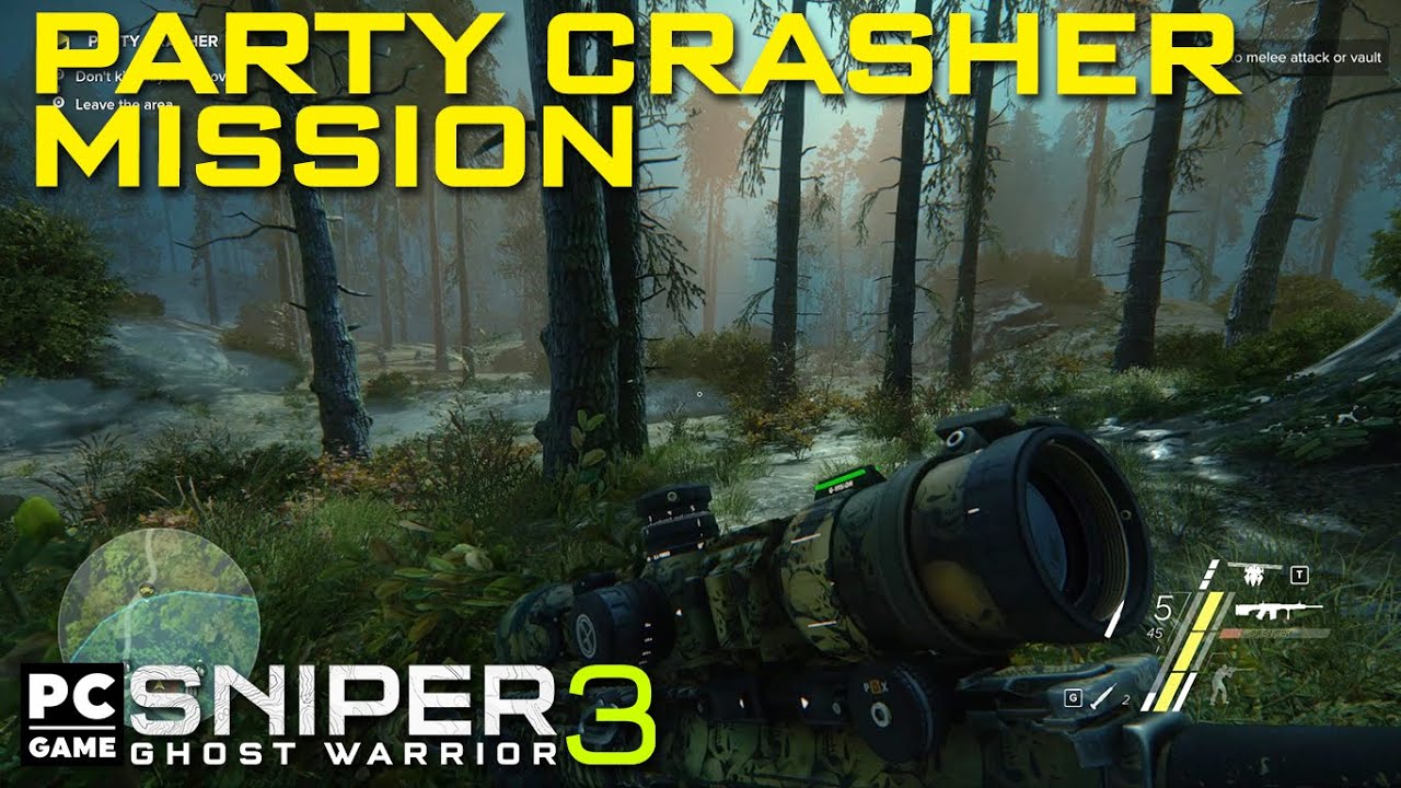 Sniper Ghost Warrior 3 | Party crasher Mission | Gameplay
