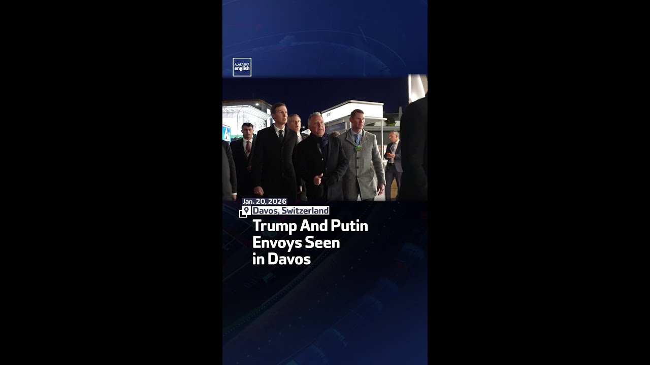 Trump And Putin Envoys Seen In Davos