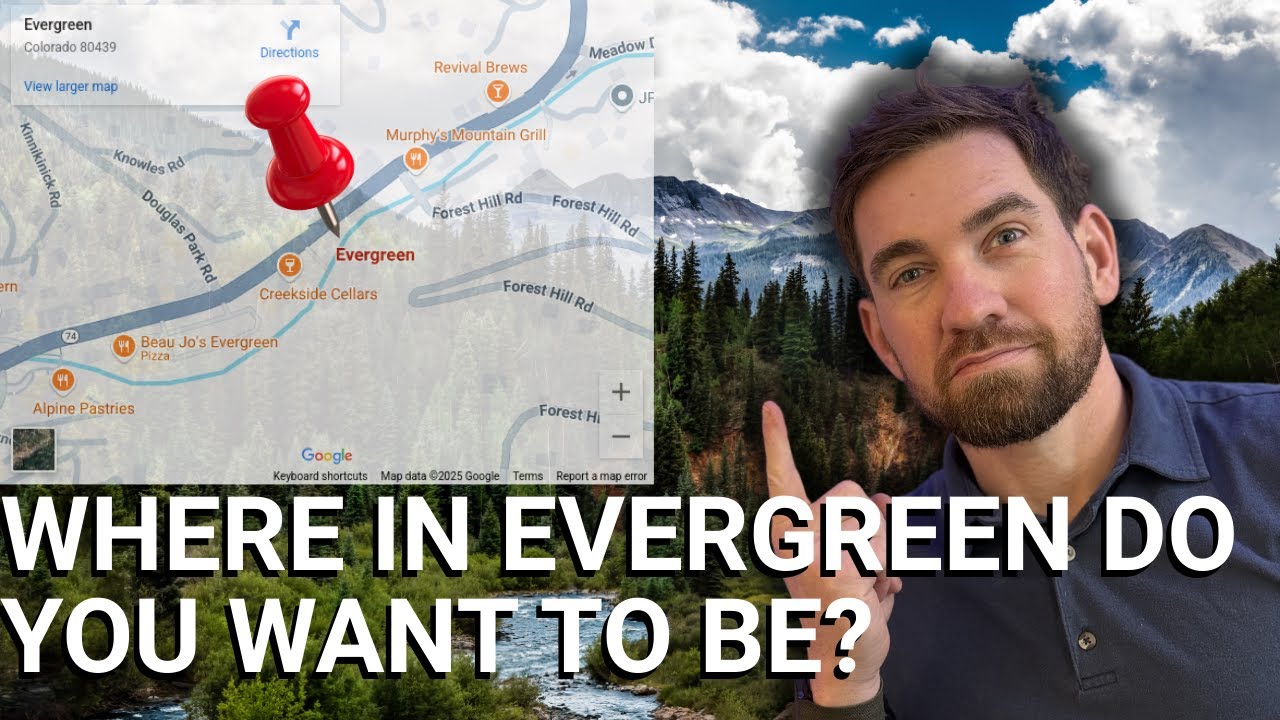Complete EVERGREEN Colorado Map Tour