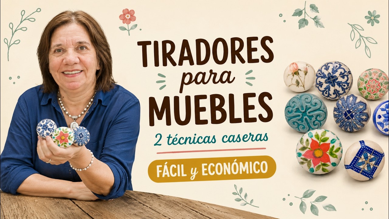 DIY- CREA Y DECORA tus propios TIRADORES PARA MUEBLES Y OBJETOS!