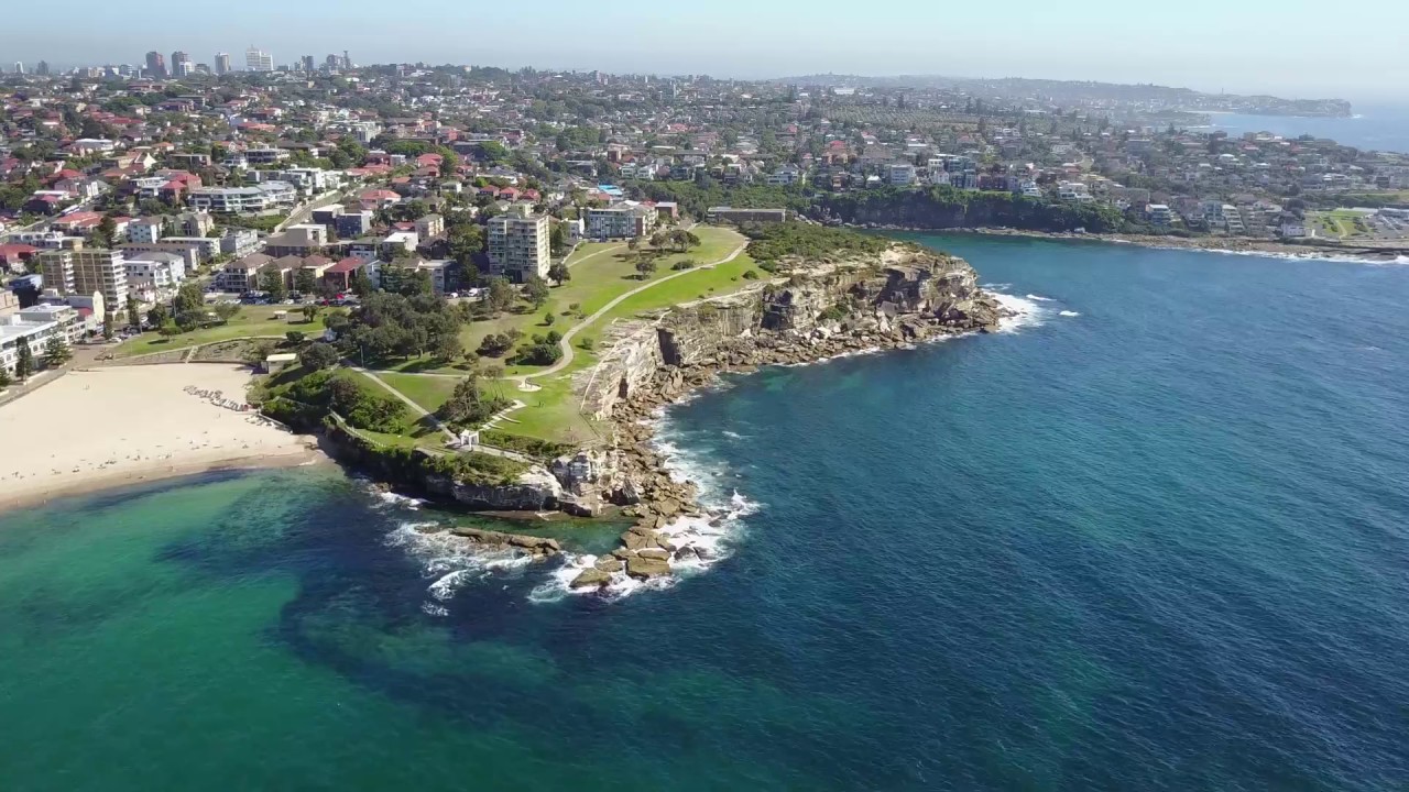 Coogee Beach by Drone - Sydney Australia